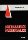 Omslagsbilde av Metalliske materialer