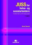 Omslagsbilde av Juss for helse- og sosialarbeidere