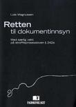 Omslagsbilde av Retten til dokumentinnsyn