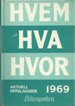 Omslagsbilde av Hvem Hva Hvor 1969