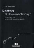 Omslagsbilde av Retten til dokumentinnsyn