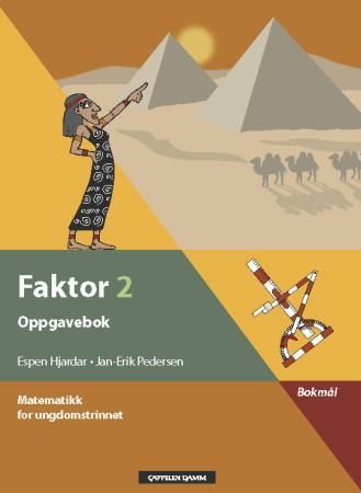 "Faktor 2 - oppgavebok : matematikk for ungdomstrinnet" av Espen Hjardar