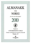 Omslagsbilde av Almanakk for Noreg 2010