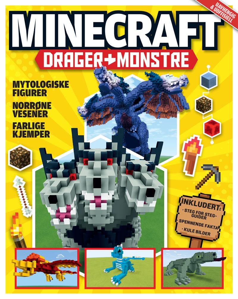 "Minecraft - drager + monstre" av Inger Marit Hansen