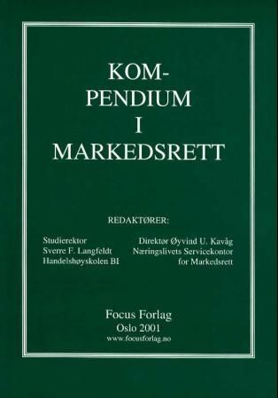 "Kompendium i markedsrett" av Sverre Faafeng