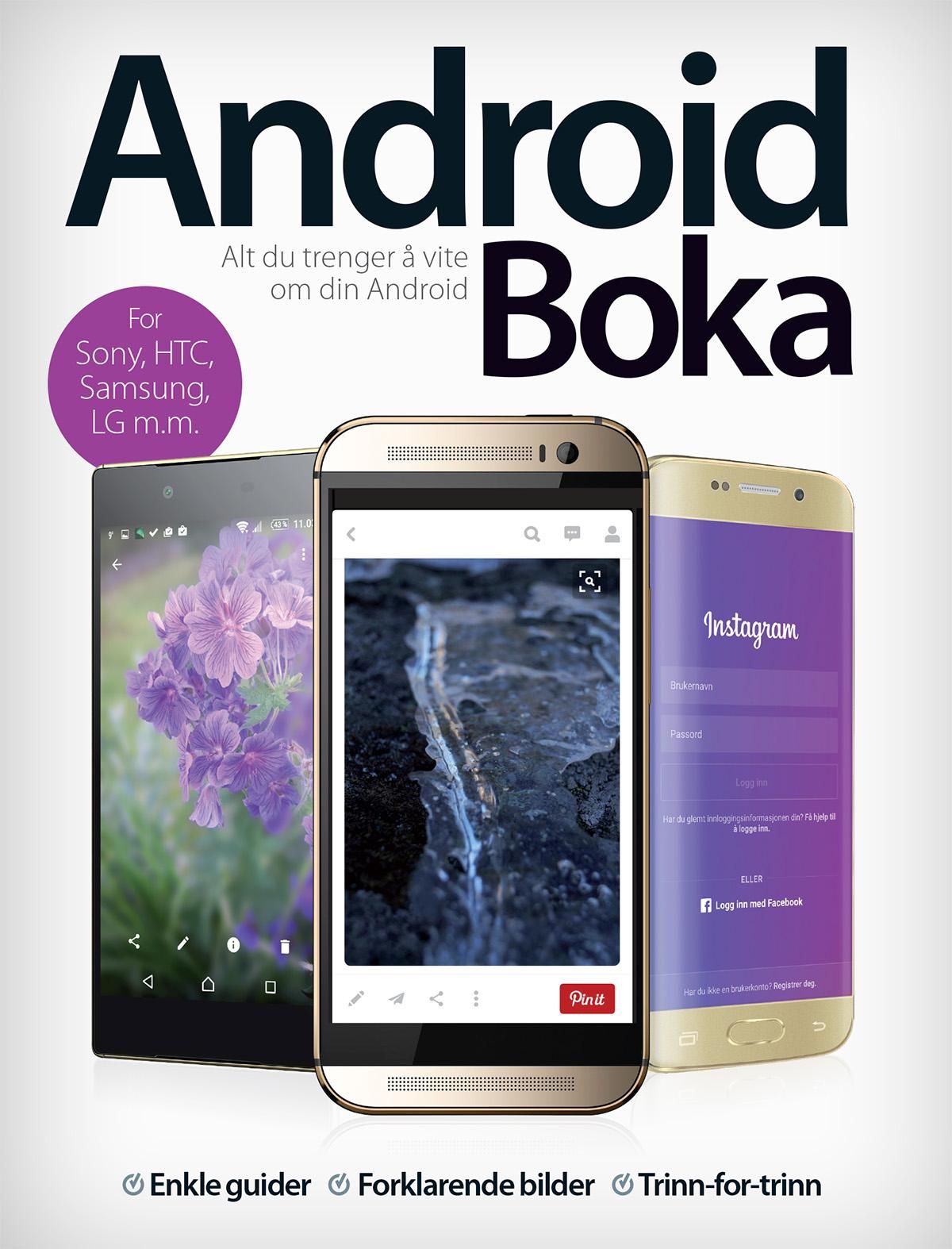 "Android boka - den ultimate guiden til din mobil eller nettbrett" av Jeanette Hanvik