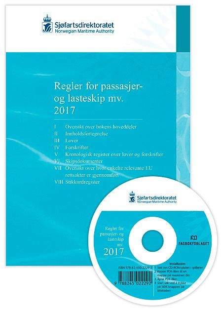 "Regler for passasjer og lasteskip mv. 2017" av Sjøfartsdirektoratet