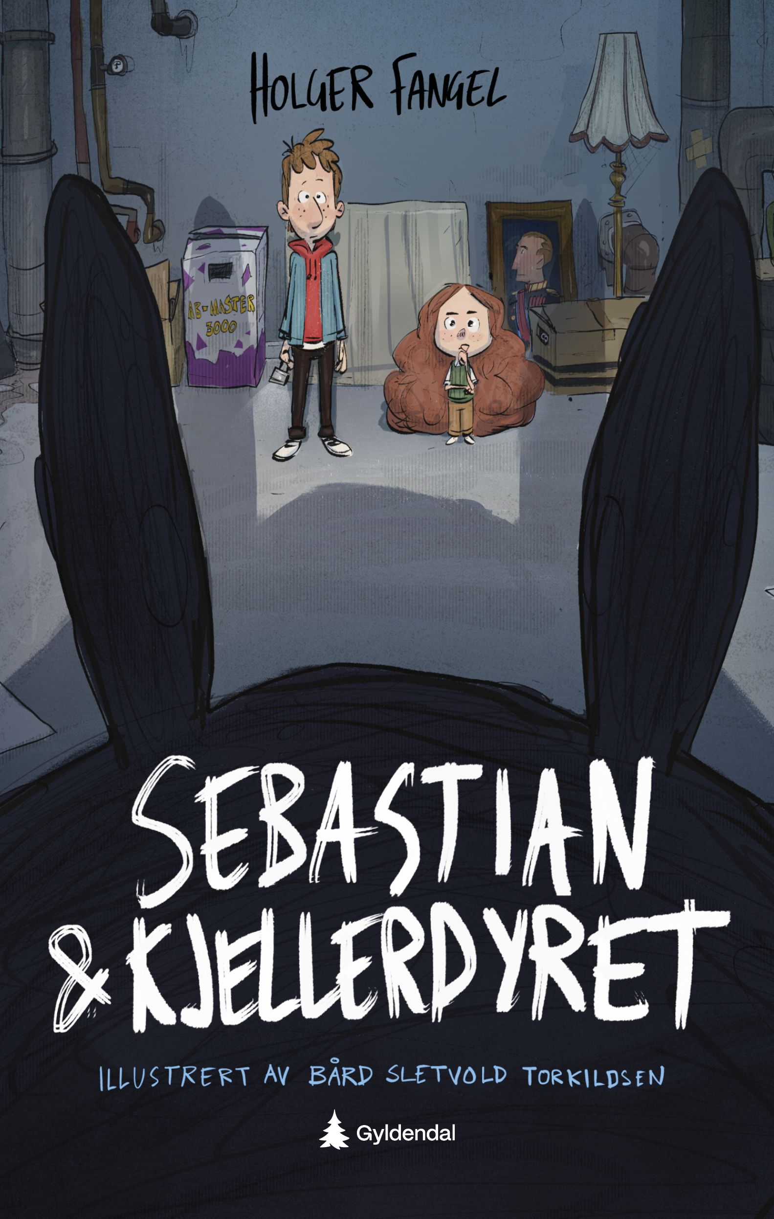 "Sebastian og Kjellerdyret" av Holger Fangel