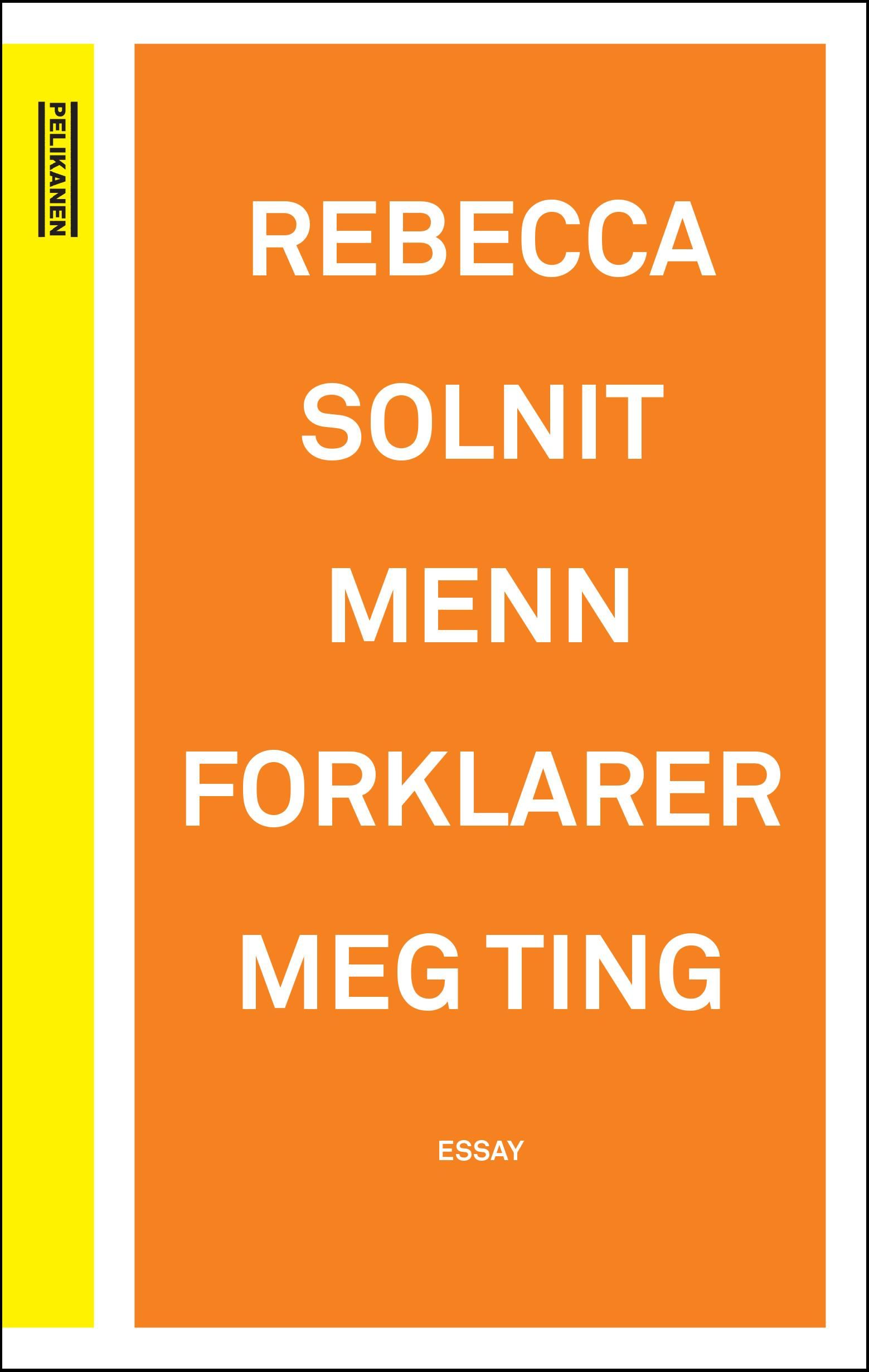 "Menn forklarer meg ting" av Rebecca Solnit