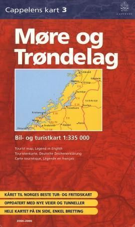 "Møre og Trøndelag 2004-2006 - bil- og turiskart = tourist map = Touristenkarte = carte touristique" 