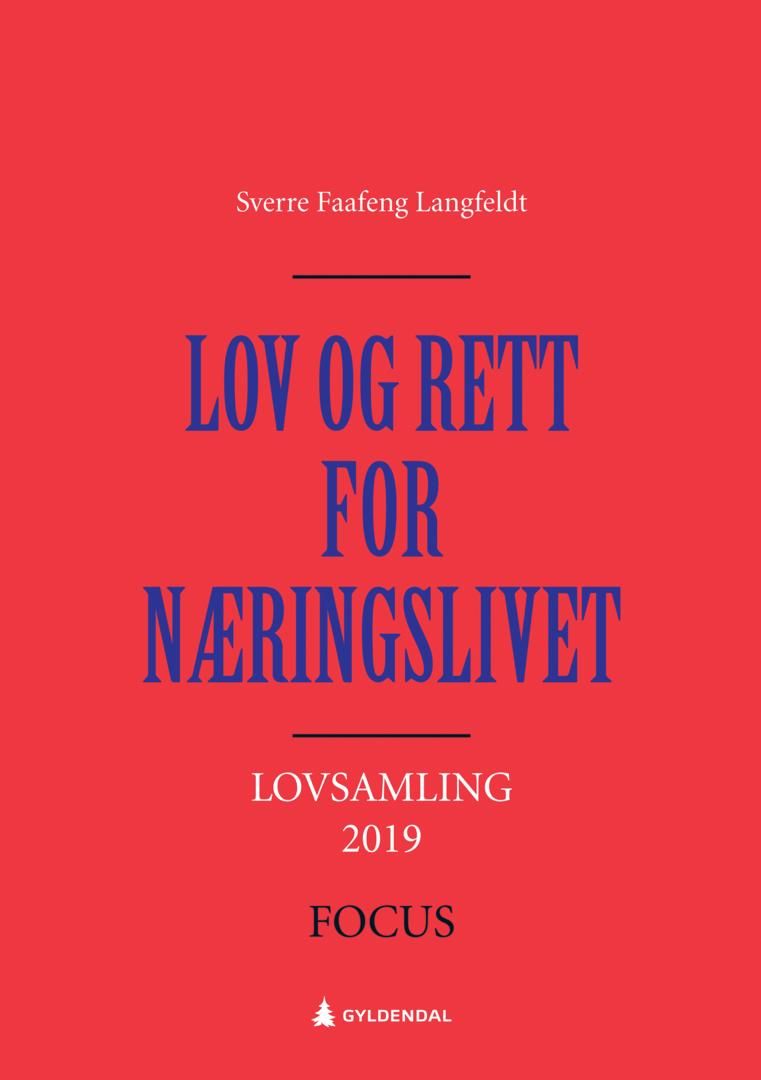 "Næringslivets lovsamling 1687-2019" av Sverre Faafeng Langfeldt