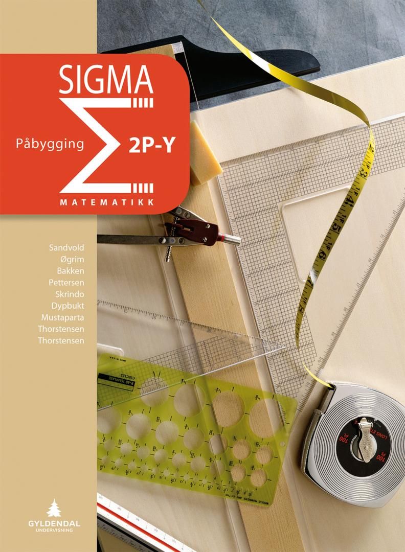 "Sigma 2P-Y - Smartbok : matematikk fellesfag 2P-Y : påbygging" av Stein Øgrim