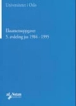"Eksamensoppgaver - 5. avdeling jus 1984-1995" av Halvor Kongshavn
