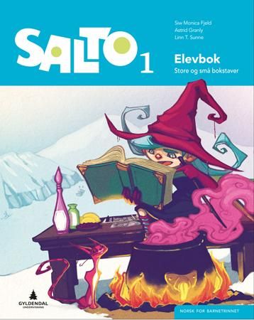 "Salto 1 - Elevbok : Smart bok : Store og små bokstavar : norsk for barnesteget" av Siw Monica Fjeld