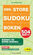 "Den store sudokuboken : 504 brett!" av Mattias Boström