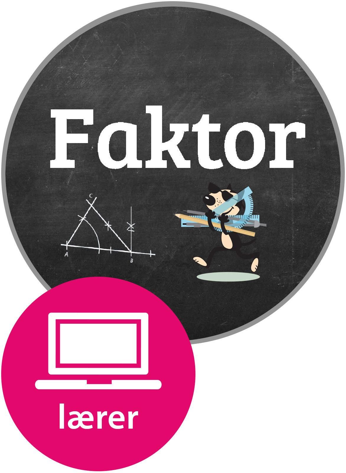 "Faktor digital (lærerlisens) - inneholder tavlebøker" av Espen Hjardar