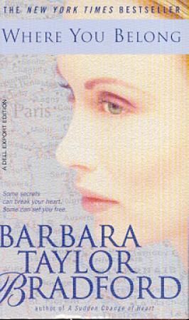 "Where you belong" av Barbara Taylor Bradford