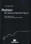 Omslagsbilde av Retten til dokumentinnsyn