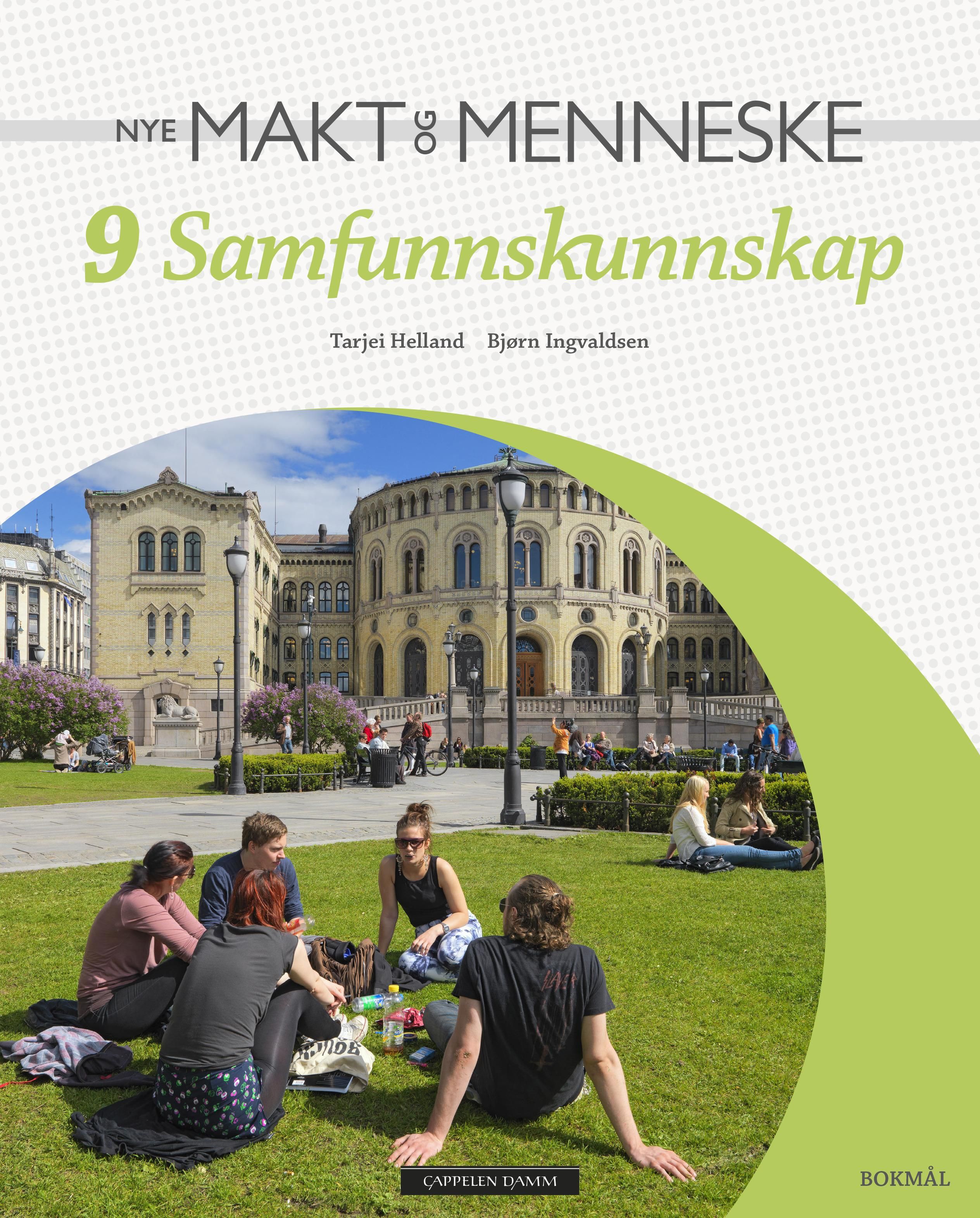 "Nye makt og menneske 9 Unibok - samfunnskunnskap" av Tarjei Helland