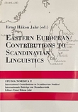 "Eastern European contributions to Scandinavian linguistics" av Ernst Håkon Jahr