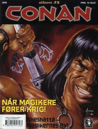 "Conan i magikernes by! : del IV ; Når magikere fører krig! : del V" av Roy Thomas