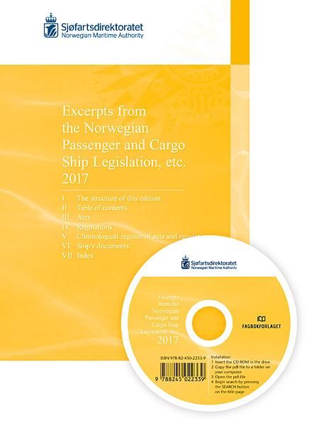 "Excerpts from the Norwegian passenger and cargo ship legislation etc. 2017" av Sjøfartsdirektoratet