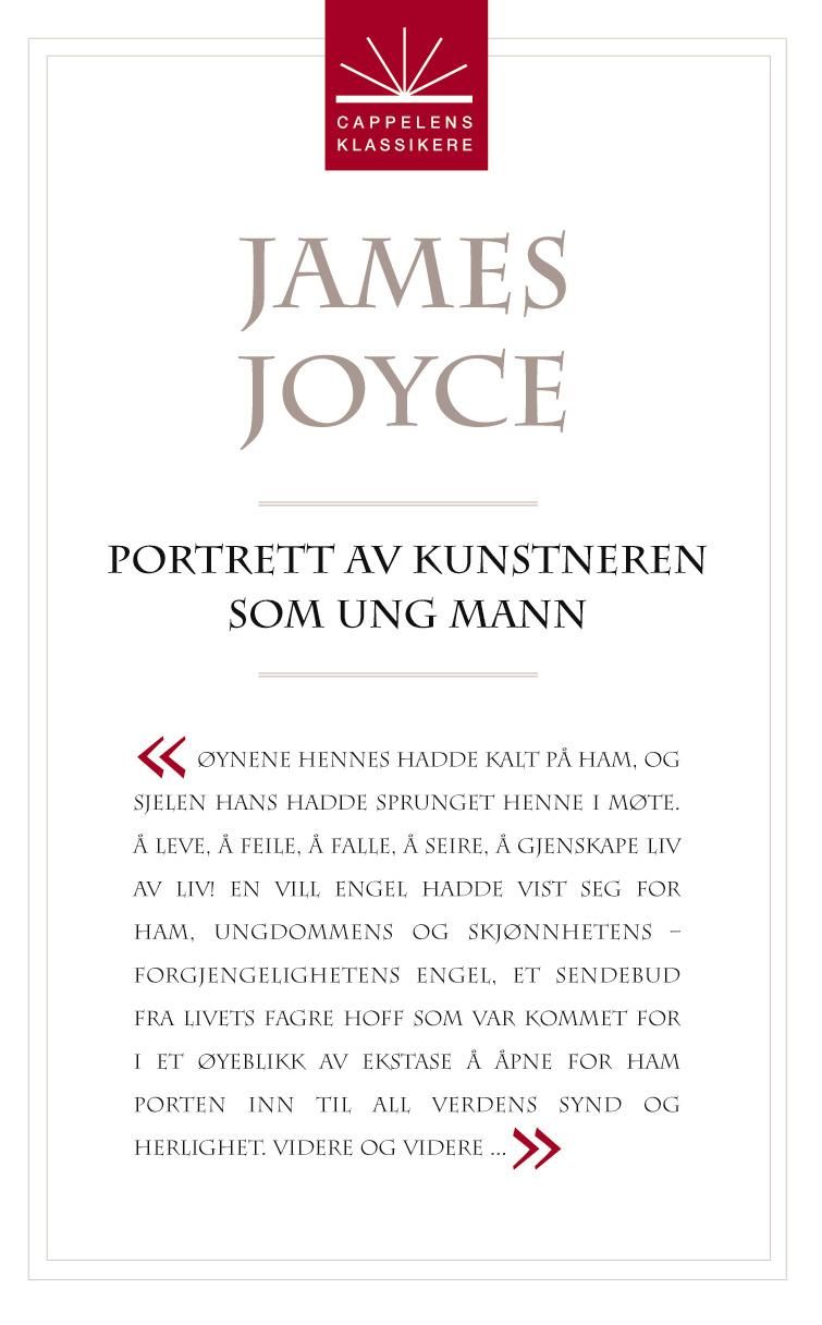 "Portrett av kunstneren som ung mann" av James Joyce