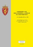 Omslagsbilde av Forskrift om organisering, ledelse og medvirkning av 6. desember 2011 nr. 1355