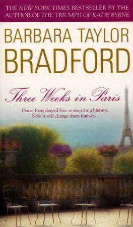 "Three weeks in Paris" av Barbara Taylor Bradford