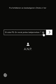 "Et siste PS - en norsk jentes bekjennelser" av A.N.P.