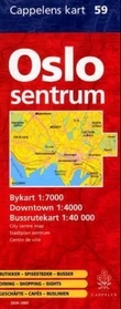 "Oslo sentrum 2004-2005 - bykart = city centre map = Stadtplan Zentrum = centre de ville" 