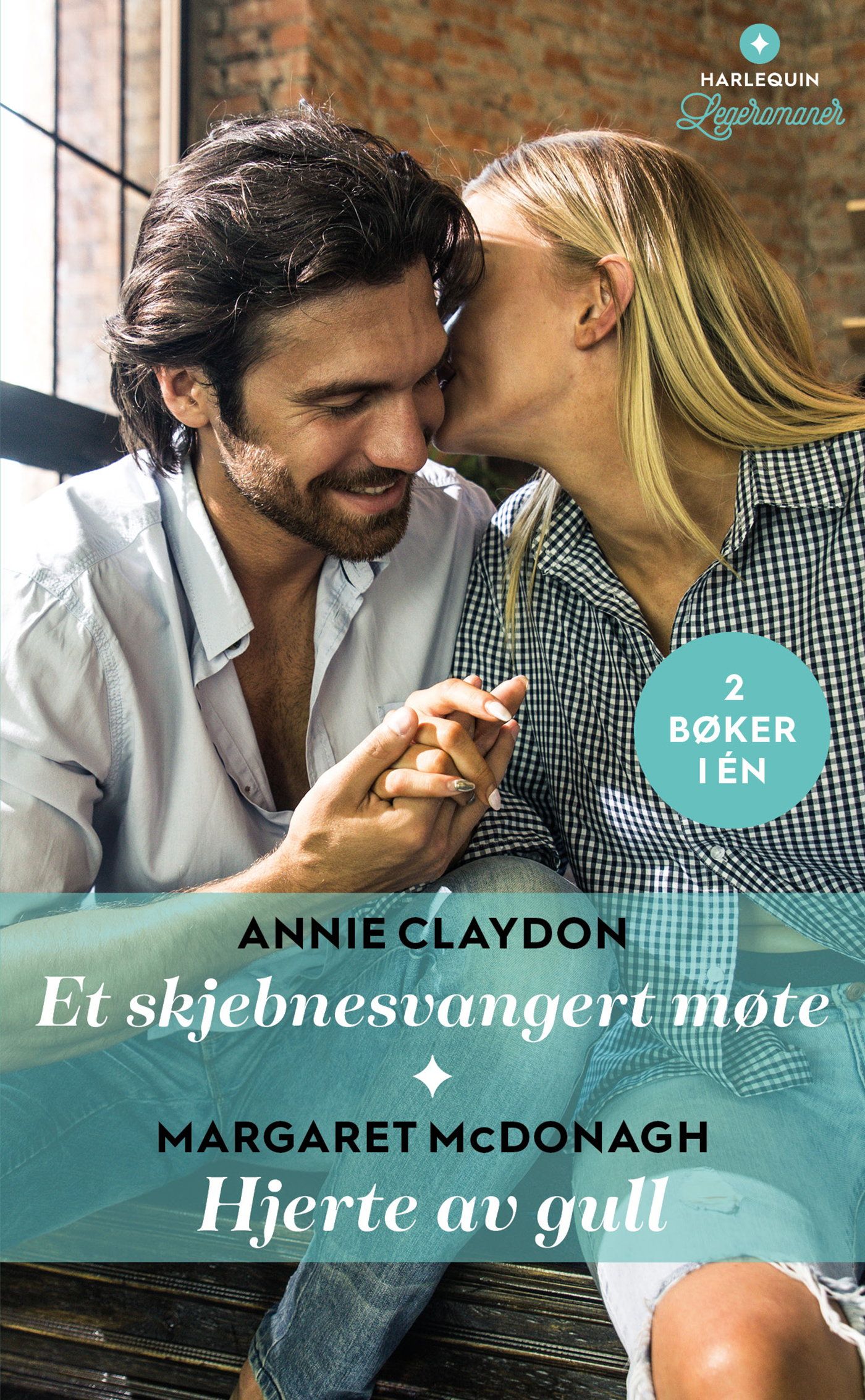 "Et skjebnesvangert møte ; Hjerte av gull" av Annie Claydon