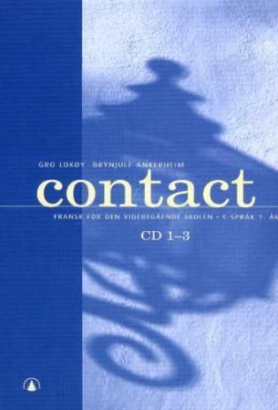 "Contact - CD 1-3 : fransk for den videregående skolen : C-språk 1. år" av Gro Lokøy