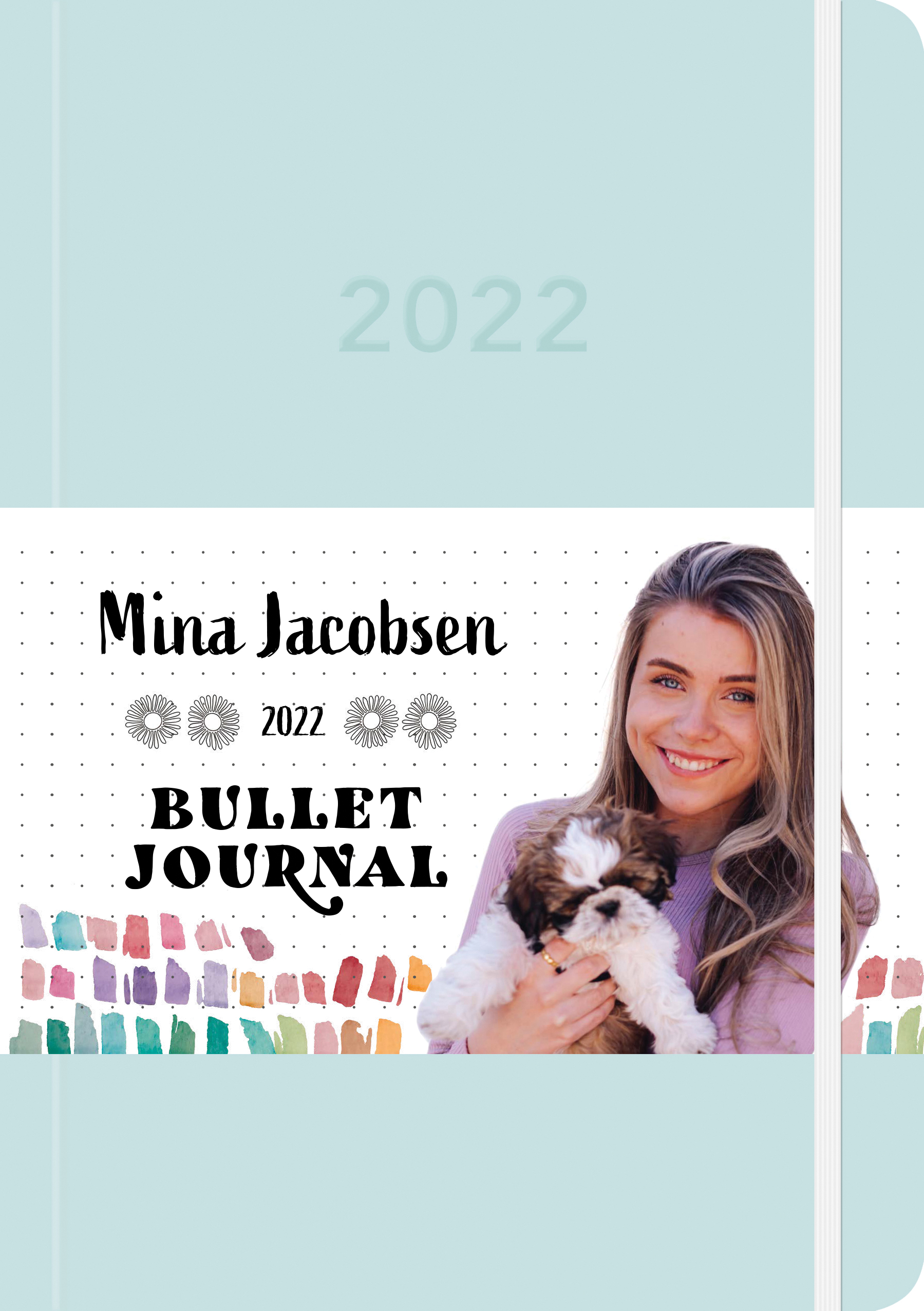 "Mina Jacobsen. Bullet journal 2022. Signert utgave" av Mina Jacobsen