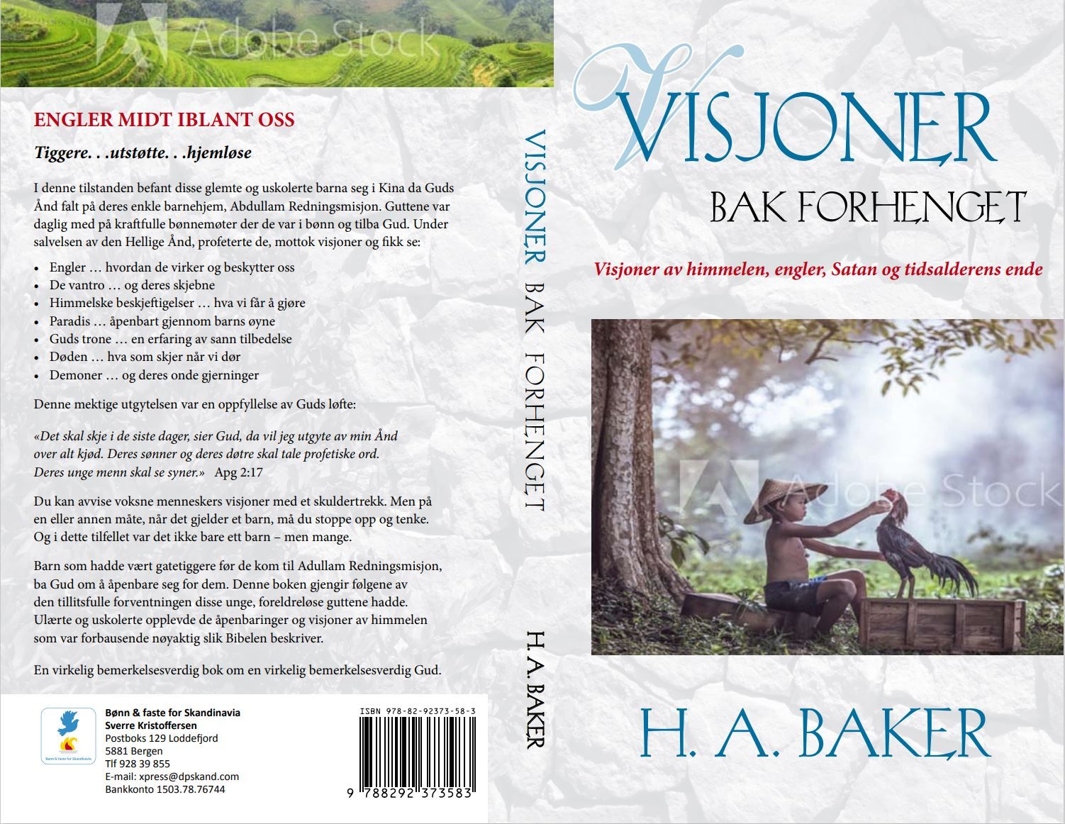 "Visjoner bak forhenget - visjoner av himmelen, engler, Satan og tidsalderens ende" av H.A. Baker