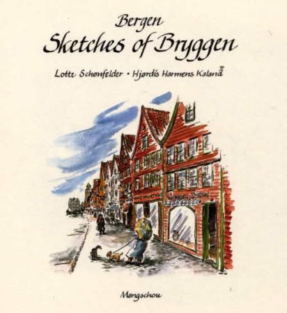 "Sketches of Bryggen" av Lotte Schønfelder