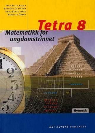 "Tetra 8, d-bok - grunnbok : matematikk for ungdomstrinnet" av May Britt Hagen