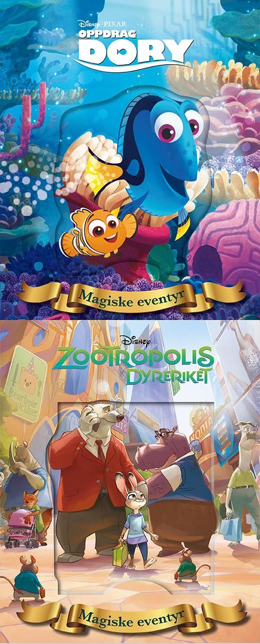 "Magiske Disney - Zootropolis og Dory" av Disney Enterprises