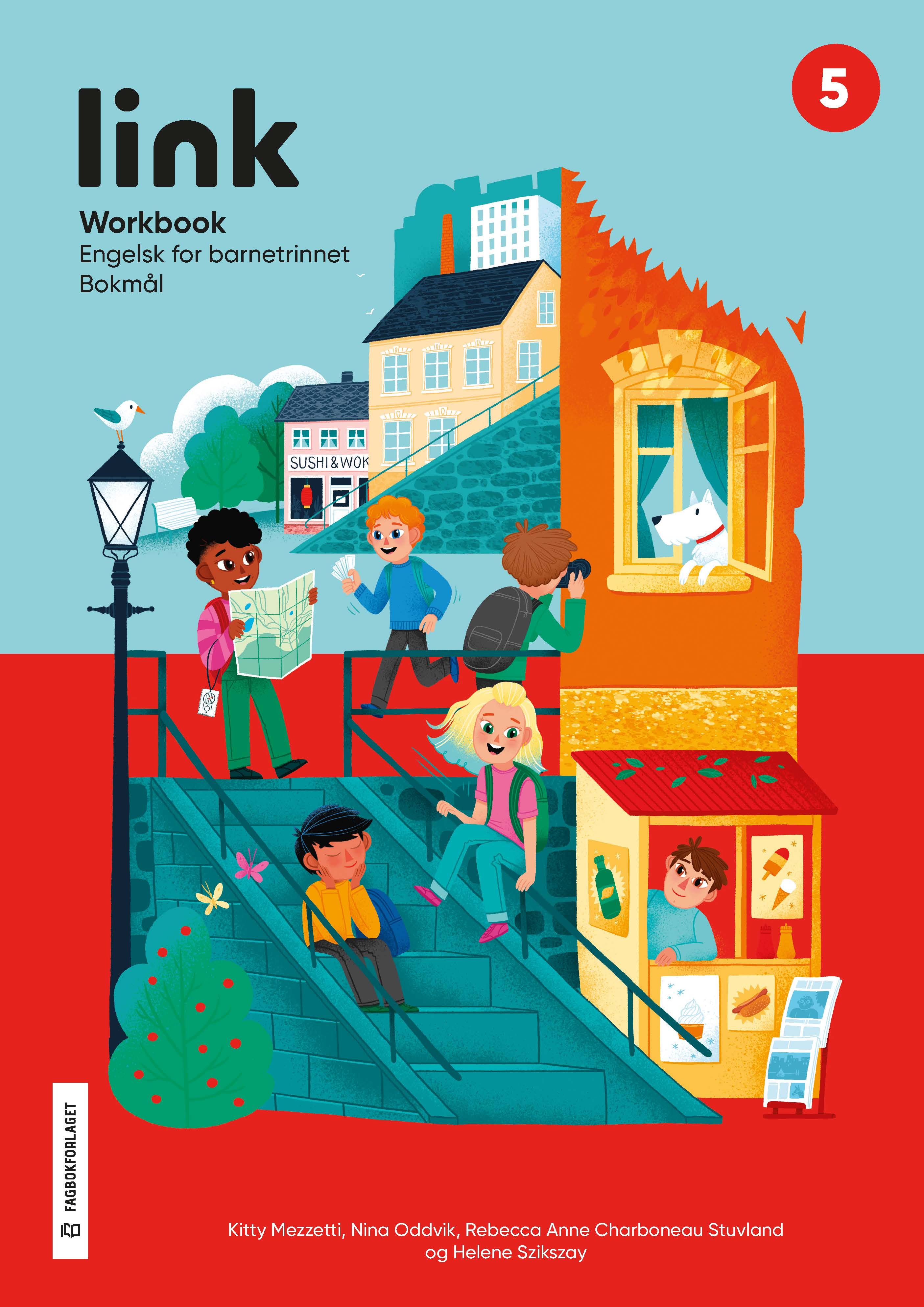 "Link 5, d-bok - Workbook : engelsk for barnetrinnet" av Kitty Mezzetti