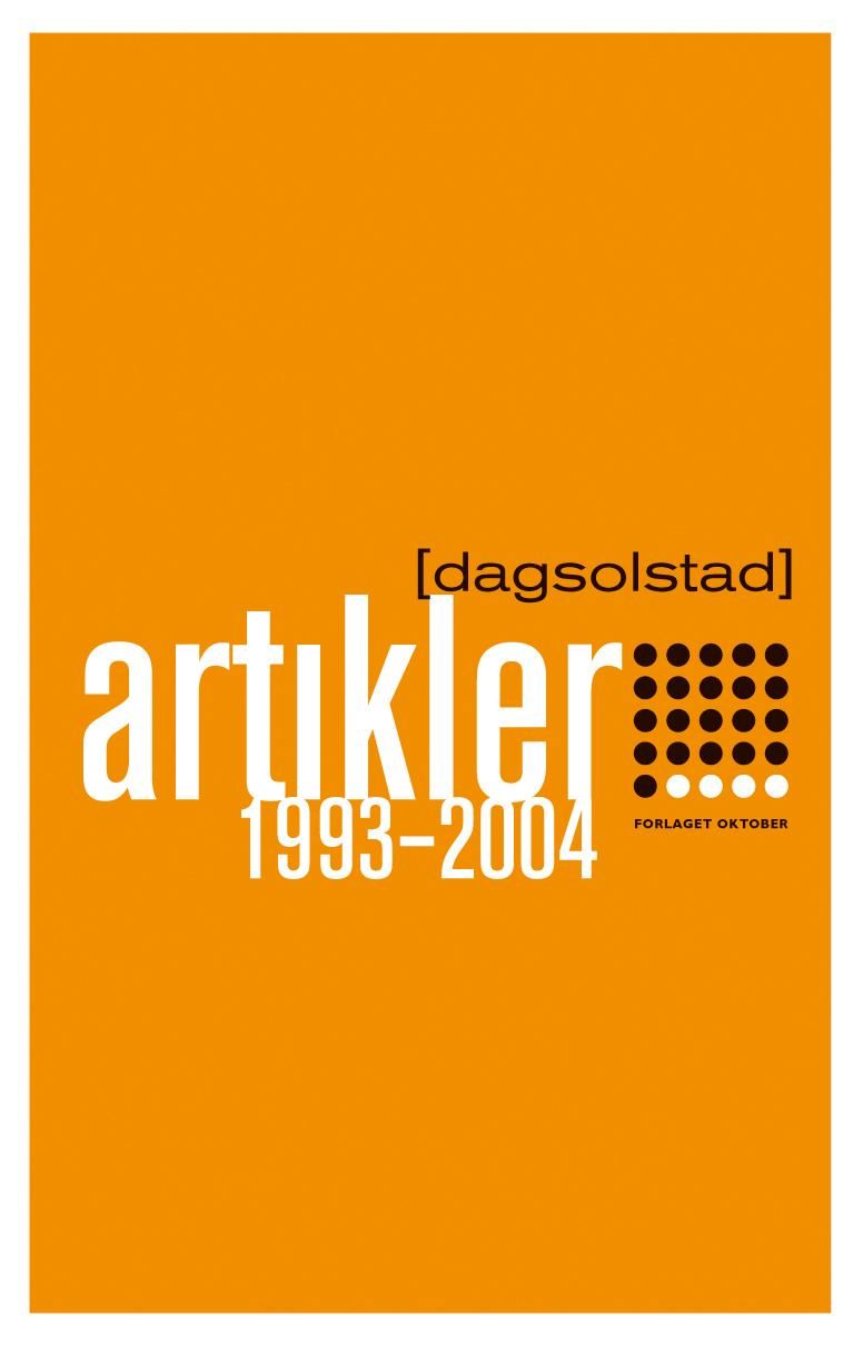 "Artikler 1993-2004" av Dag Solstad