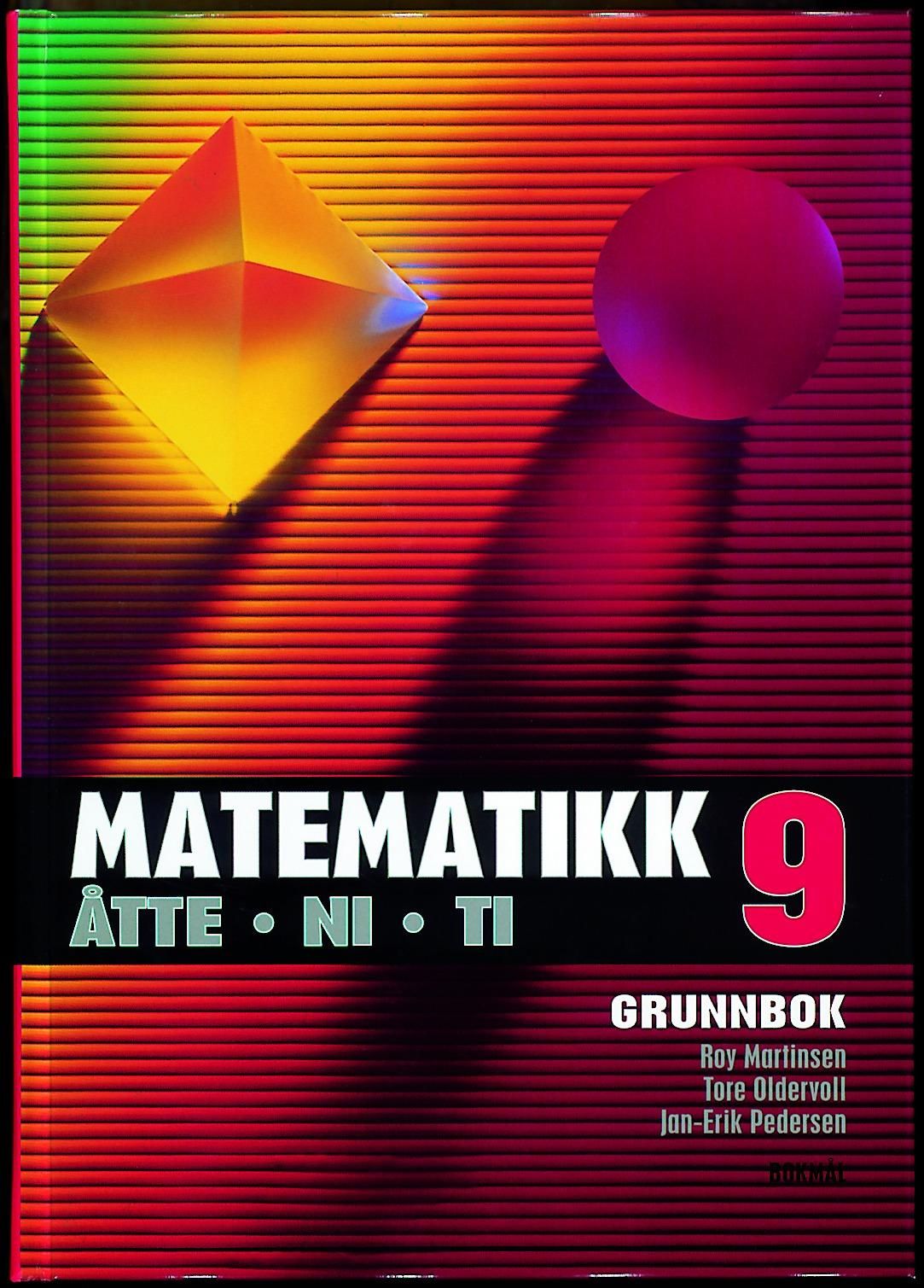 "Matematikk åtte ni ti 9 - grunnbok" av Roy Martinsen