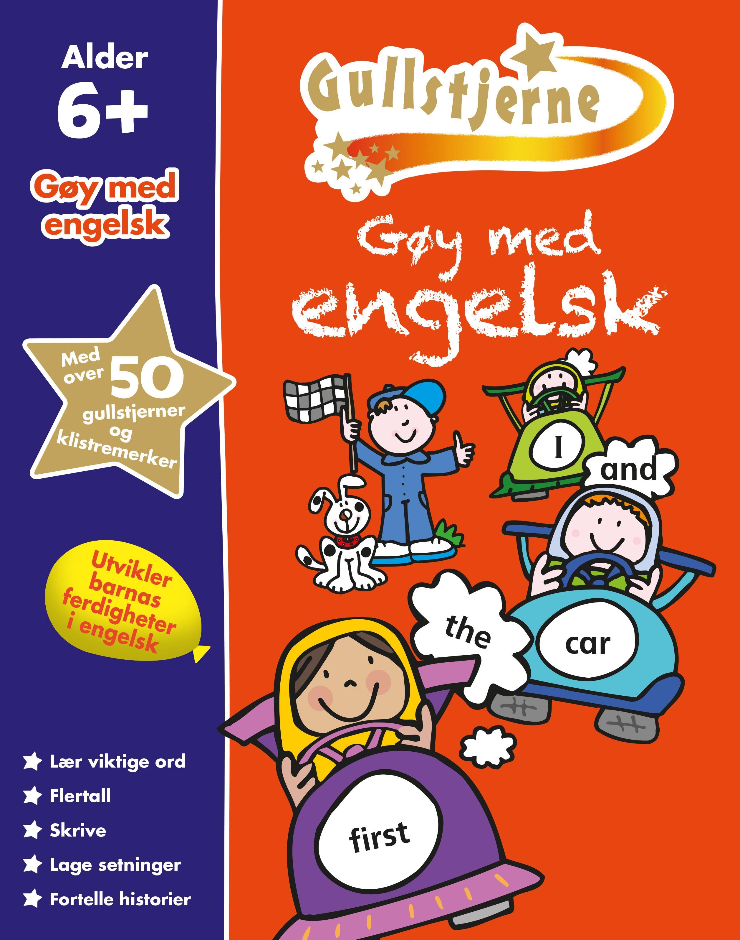 "Gøy med engelsk - gullstjerne 6+" av Simon Abbott