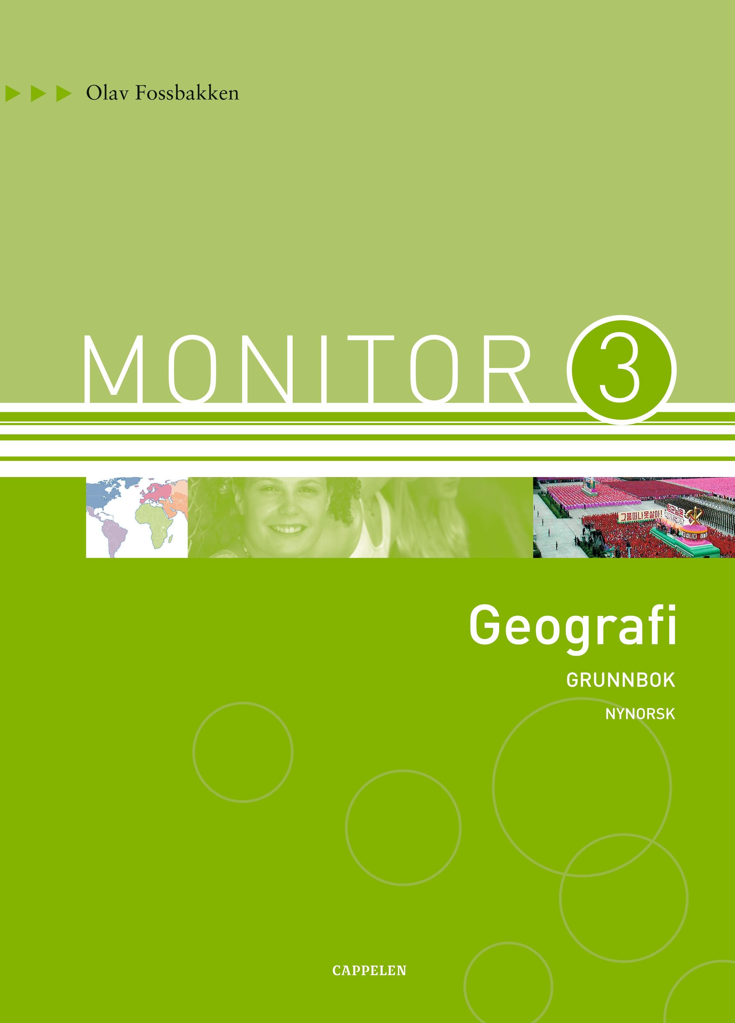 "Monitor 3 - geografi : grunnbok" av Olav Fossbakken