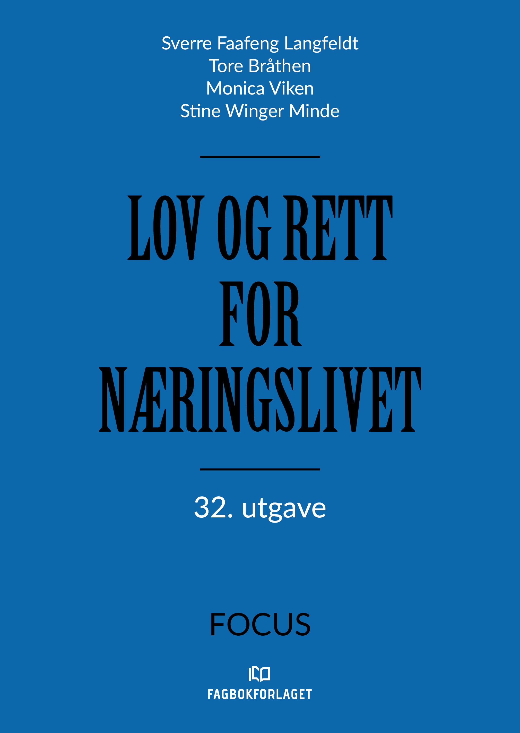 "Lov og rett for næringslivet" av Sverre Faafeng Langfeldt