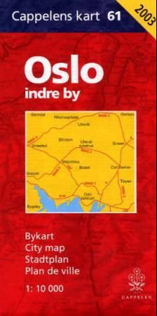 "Oslo indre by 2003 - bykart = city map = Stadtplan = plan de ville" 