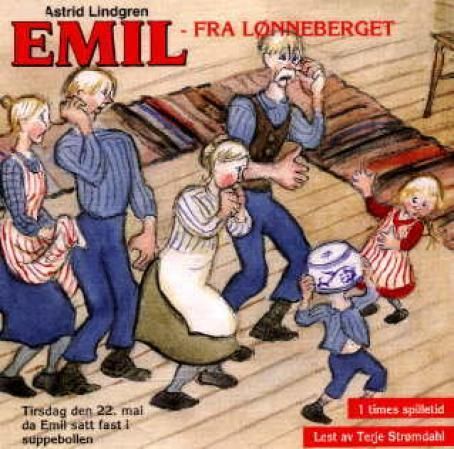"Emil fra Lønneberget - tirsdag den 22. mai da Emil satt fast i suppebollen" av Astrid Lindgren