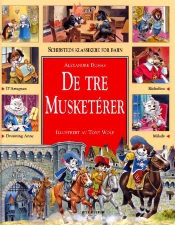 "De tre musketerer" av Clementina Coppini