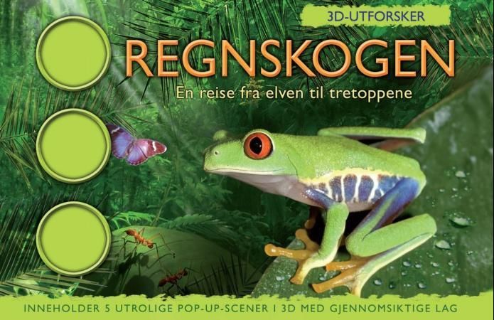 "Regnskogen - en reise fra elven til tretoppene" av Joe Fullman