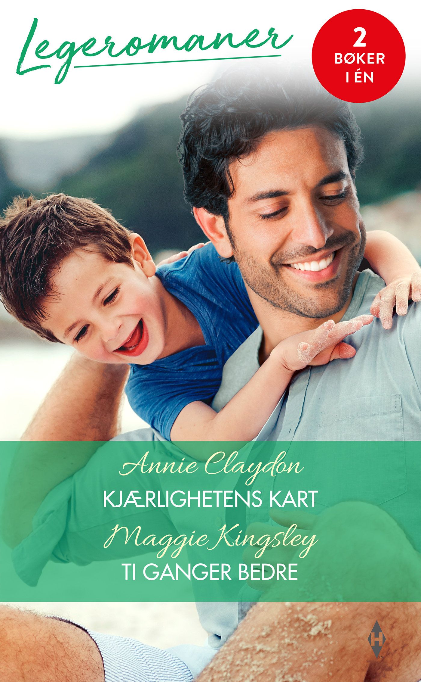 "Kjærlighetens kart ; Ti ganger bedre" av Annie Claydon