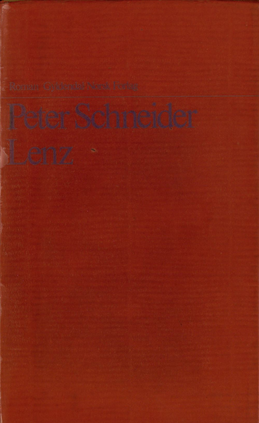 "Lenz" av Peter Schneider